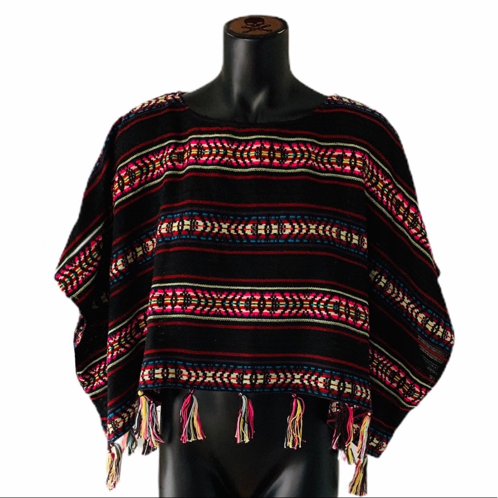 Urban Outfitters ecoté Embroidered Poncho